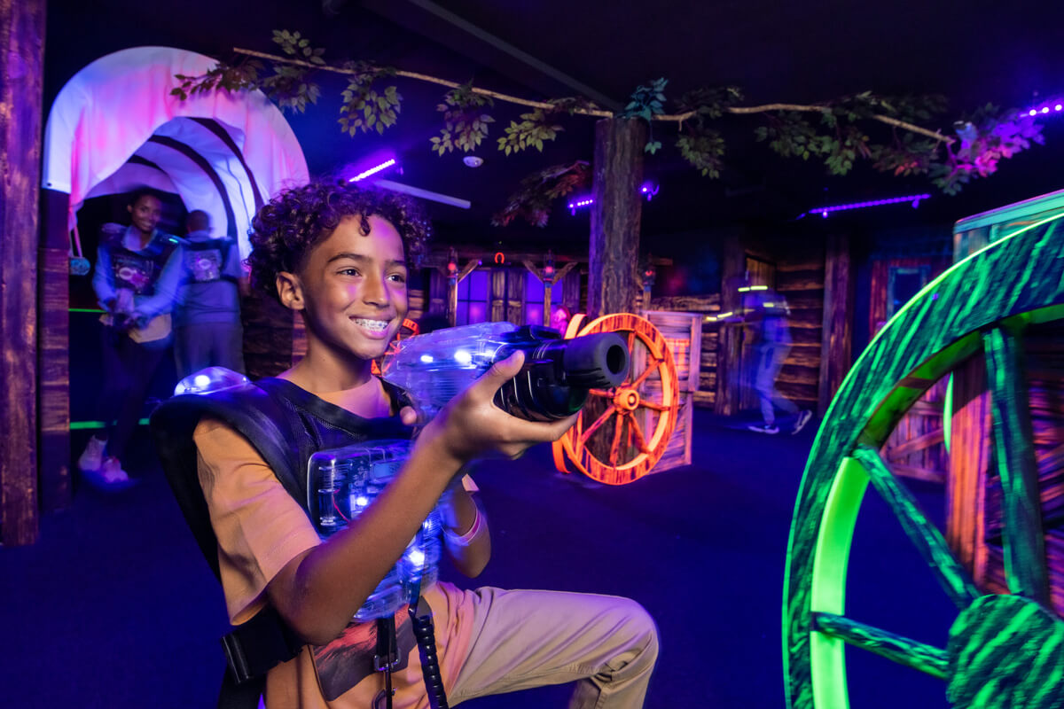 Lost Cabin Laser Tag Wilderness Resort Wisconsin Dells Attractions