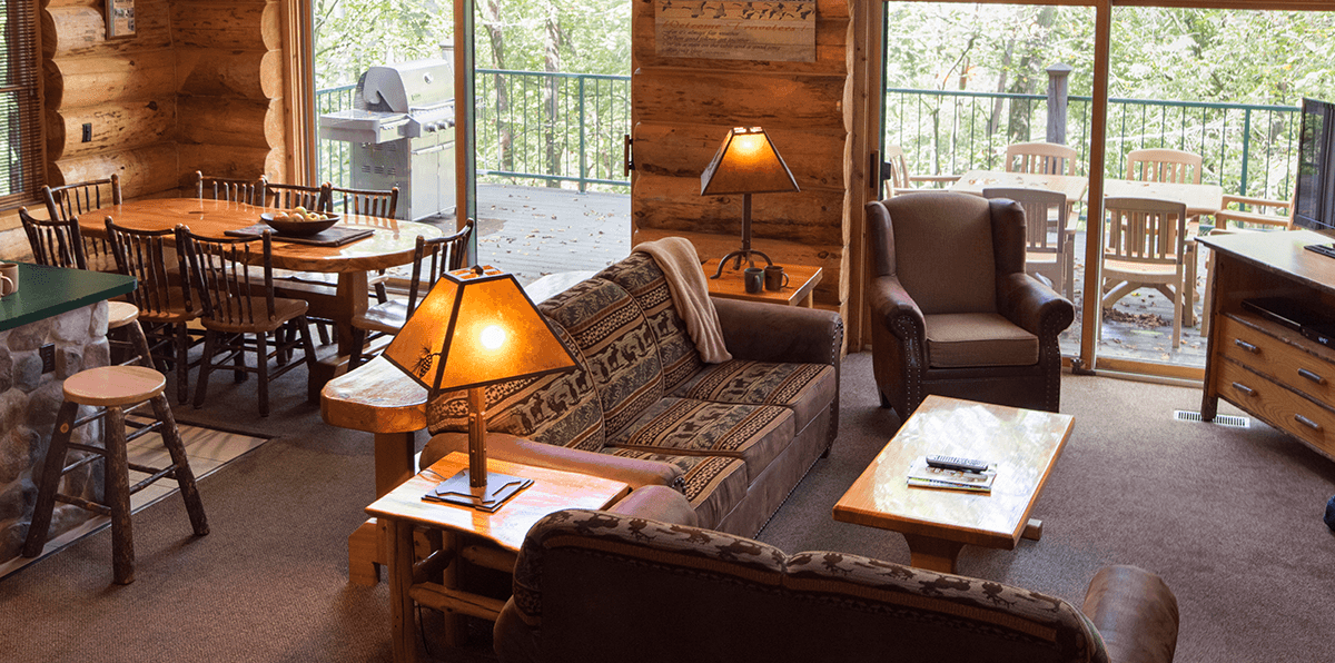 cabin living room