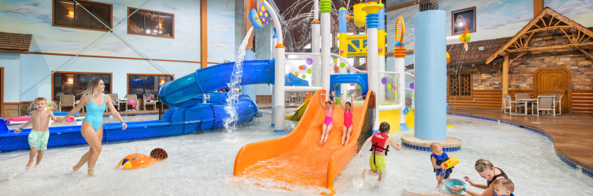Cubby's Cove Indoor Waterpark located at Wilderness on the Lake