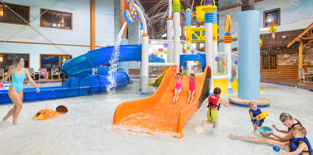 Cubby's Cove Indoor Waterpark located at Wilderness on the Lake