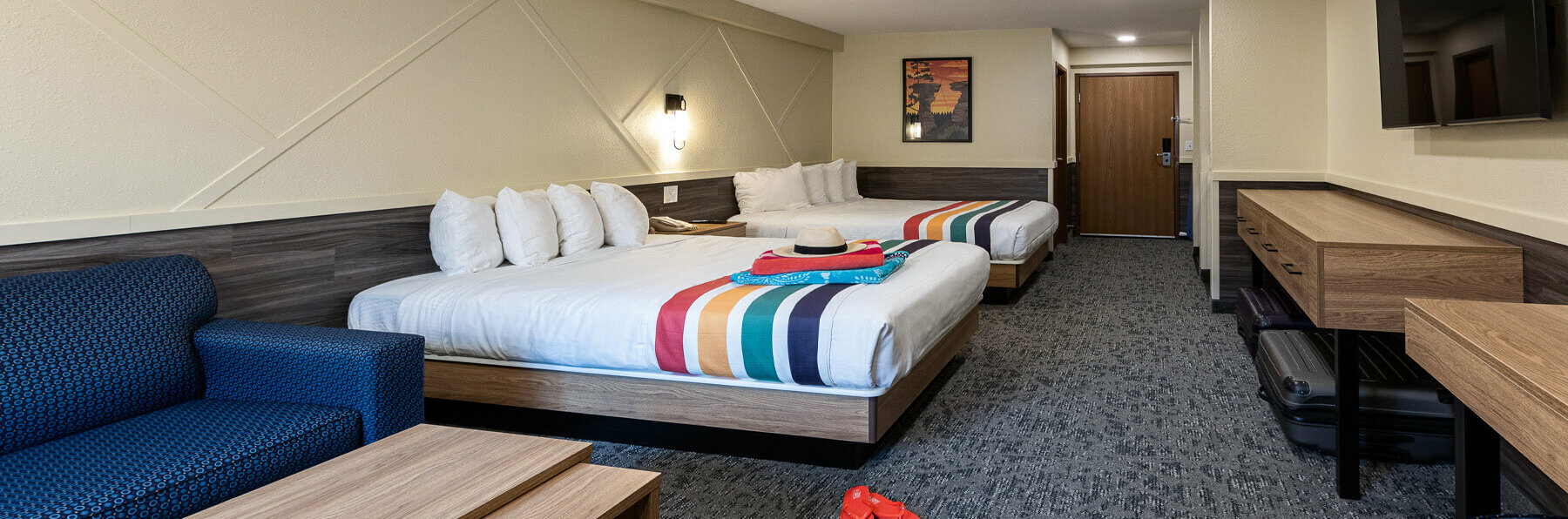 Double Queen Sofa Wilderness Resort Wisconsin Dells