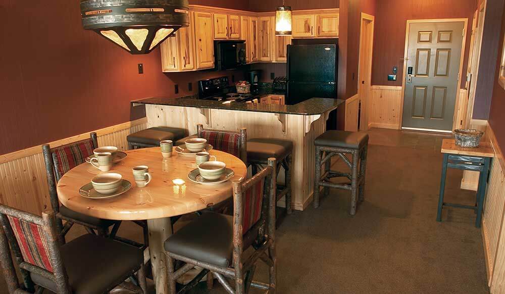 2 Bedroom Deluxe Glacier Canyon Lodge Wisconsin Dells