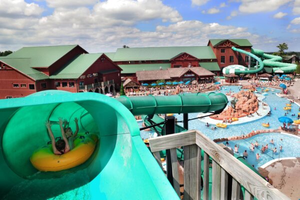 Rafters Rage Tube Slide at Lake Wilderness Outdoor Waterpark