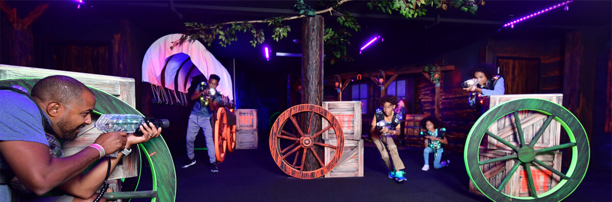 Lost Cabin Laser Tag banner 2022