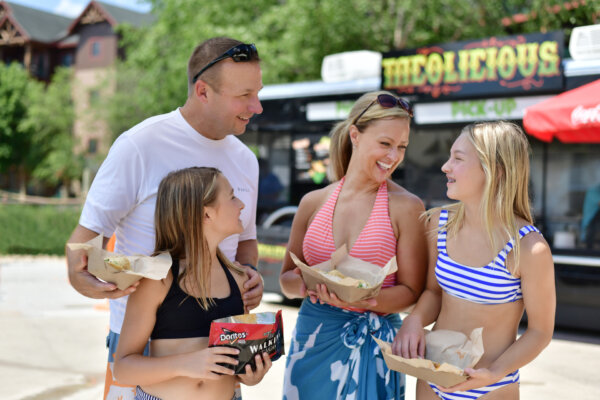 Tacolicious Food Truck at Lost World Outdoor Waterpark at Glacier Canyon Lodge