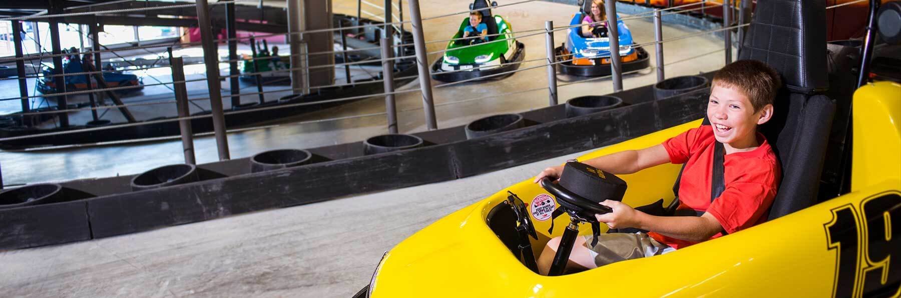Wilderwoods Indoor GoKart Trail Wilderness Resort Attractions