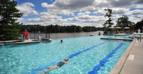 Infinity Pool at Wilderness on the Lake in Wisconsin Dells.