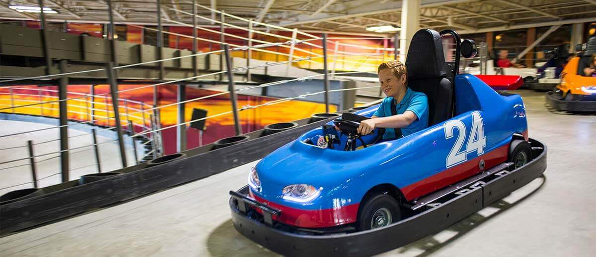 Wilderwoods Indoor GoKart Trail Wilderness Resort Attractions