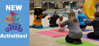 WildKids' Club new activities desktop banner image for blog on Wilderness Resort