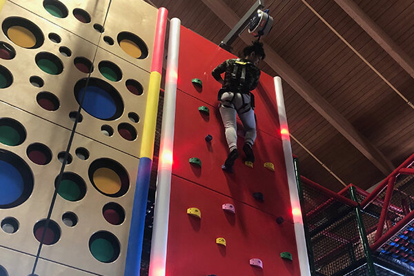 clip 'n climb challenge walls, climbing attraction