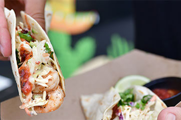 Shrimp tacos