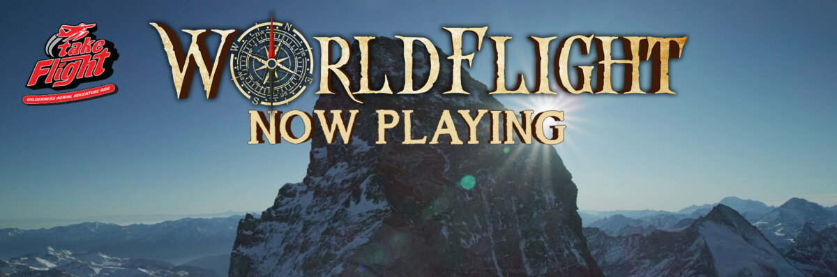 World Flight at Take Flight banner image for Wilderness Resort website.