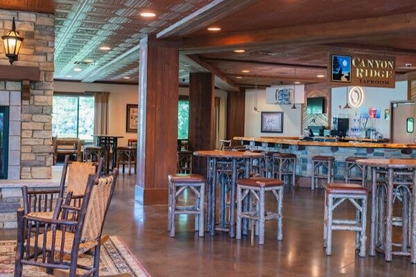 Overview of Glacier Canyon Taproom