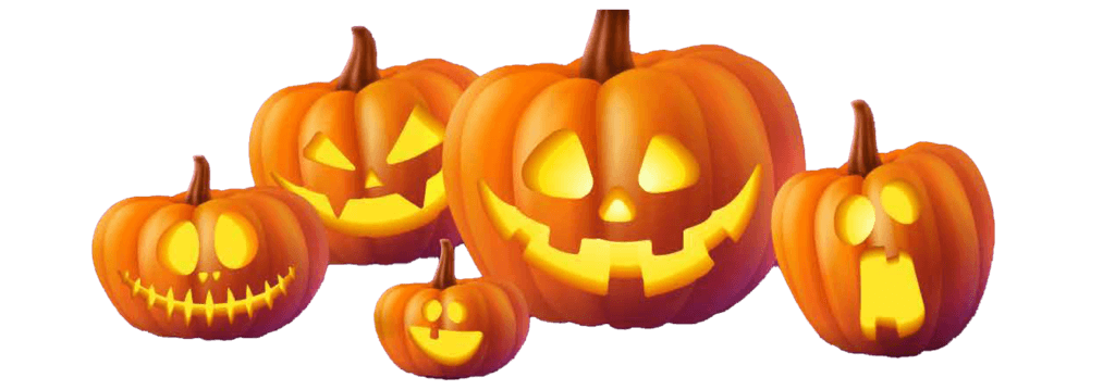 cartoon jack-o-lanterns