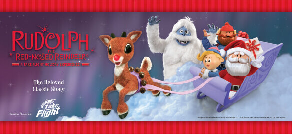Rudolph the Red-Nosed Reindeer - A Take Flight Experience horizontal featured carousel image.