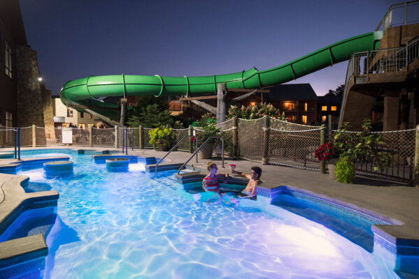 Outside area of Margaritas Swim-up Bar at New Frontier Outdoor Waterpark
