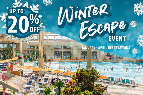 Save Up To 20% During Our Winter Escape Event for Stays In January, February, March, & April. Details Apply.