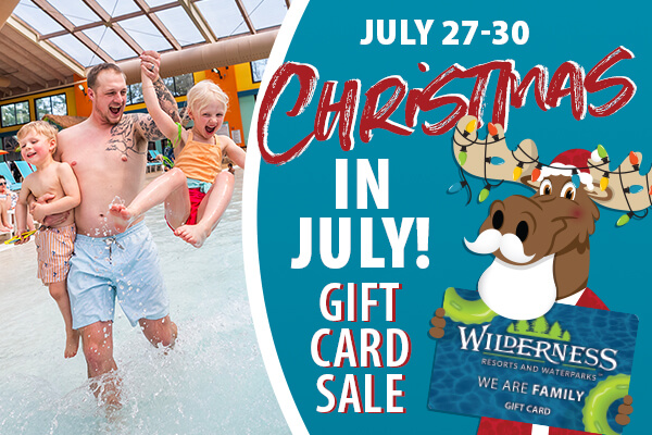 Christmas in July gift card sale webpage featured image