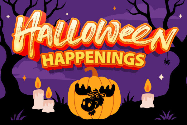 Halloween Happenings gallery page image. Copy Reads 